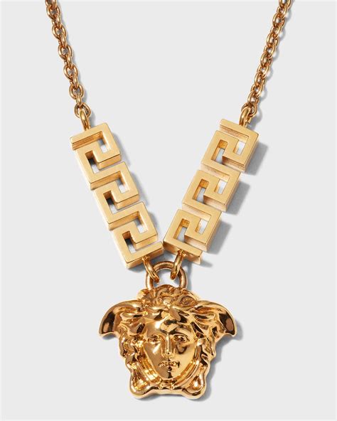 versace necklace medusa price|versace medusa medallion necklace.